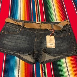 Mudd Size 13 Stretch Ladies Daisy Duke Shorts